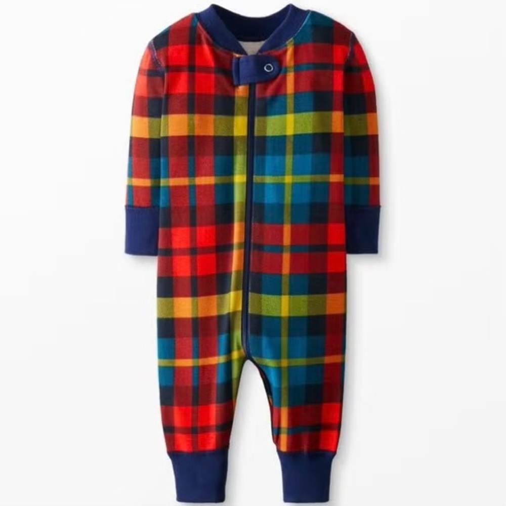 NWOT Hanna Andersson Multicolor Plaid Sleeper